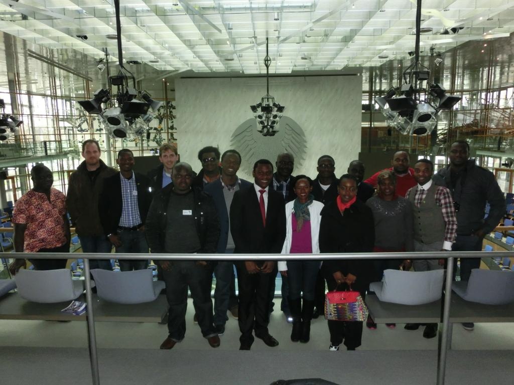 Visiting the former German Parliament