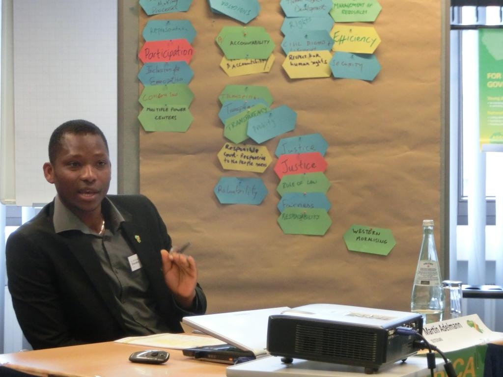 Presenting country case studies on governance performance
