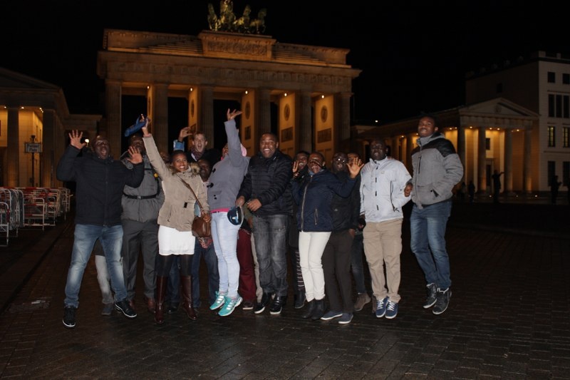 AGGN fellows in front of the Berlin's Brandenburger Tor